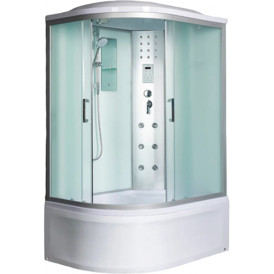 Душевая кабина RIVER Dunay 120/80/44 R МТ с высоким поддоном, с сиденьем