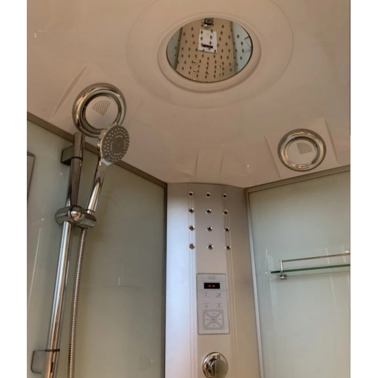 Душевая кабина RIVER Dunay 120/80/44 R МТ с высоким поддоном, с сиденьем