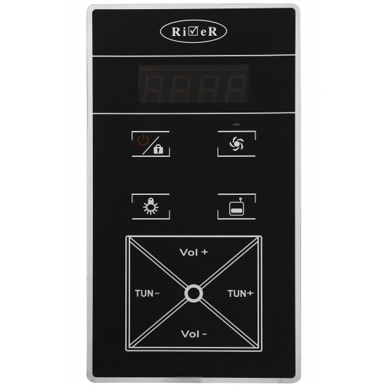 Душевая кабина RIVER Dunay 120/80/44 R ТН с высоким поддоном, с сиденьем