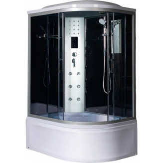 Душевая кабина RIVER Dunay 120/90/44 L ТН с высоким поддоном, с сиденьем