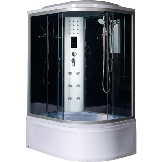 Душевая кабина RIVER Dunay 120/90/44 L ТН с высоким поддоном, с сиденьем