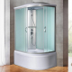 Душевая кабина RIVER Nara 110/80/44  MT L с высоким поддоном, с сиденьем
