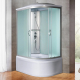 Душевая кабина RIVER Nara 120/80/44  MT L с высоким поддоном, с сиденьем