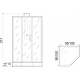 Душевая кабина RIVER Penta 100/14 без крыши