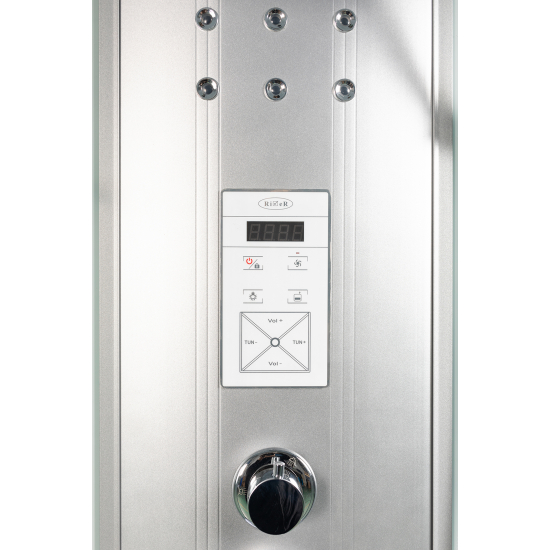 Душевая кабина RIVER Sena 120/80/50 МТ с высоким поддоном, с сиденьем