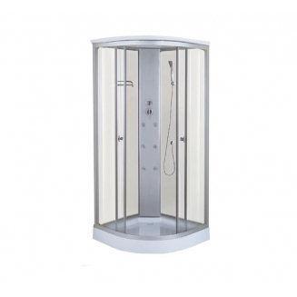 Душевая кабина СТК AQUA-0101 90x90x215 стекло матовое, профиль хром