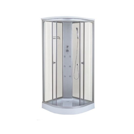 Душевая кабина СТК AQUA-0101 90x90x215 стекло матовое, профиль хром