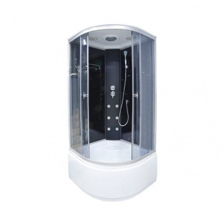 Душевая кабина СТК (рег.№468190) AQUA-0103G 90x90x215 стекло тонированное, прфиль хром