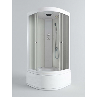 Душевая кабина СТК (рег.№468190) AQUA-0108 80x80x215 стекло матовое, профиль белый