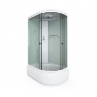 Душевая кабина СТК (рег.№468190) AQUA-0109 L 120x80x215 стекло матовое, профиль хром