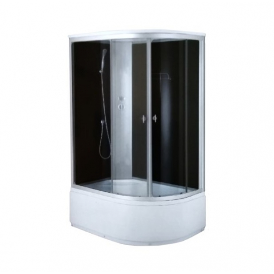 Душевая кабина СТК (рег.№468190) AQUA-0109G L 120x80x215 стекло тонированное, профиль хром