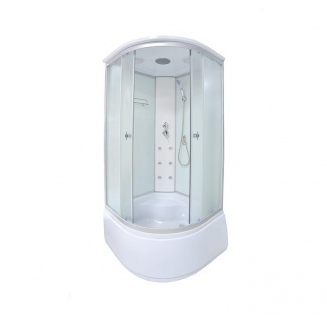 Душевая кабина СТК (рег.№468190) AQUA-0113 100x100x215 стекло матовое, профиль хром