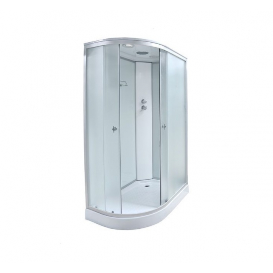 Душевая кабина СТК (рег.№468190) AQUA-0119 R 120x80x215 стекло матовое, профиль белый