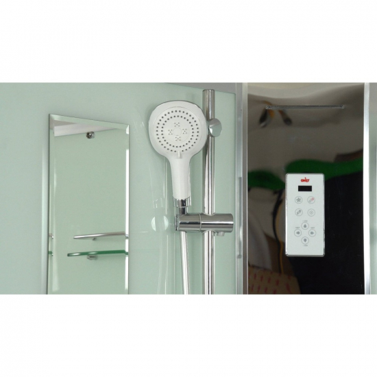 Душевая кабина TIMO Comfort T-8820 R 120x85x220  Fabric Glass с высоким поддоном, с сиденьем