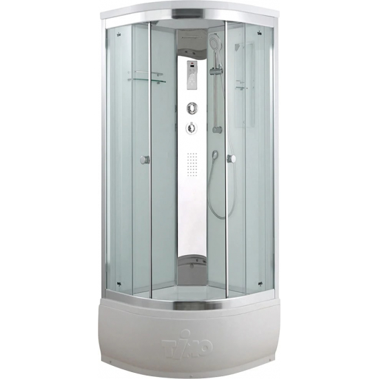 Душевая кабина TIMO Comfort T-8880 80x80x220 Clean Glass с высоким поддоном