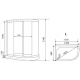 Душевая кабина TIMO Eco TE-0702 P L 120x80x218 