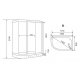 Душевая кабина TIMO Eco TE-0702 P R 120x80x218 