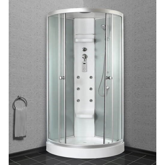 Душевая кабина TIMO Lux TL-1503 100x100x230 с сиденьем