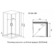 Душевая кабина TIMO Premium ILMA 109 90x90x222