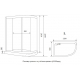 Душевая кабина TIMO Premium ILMA 902 L 120x80x222