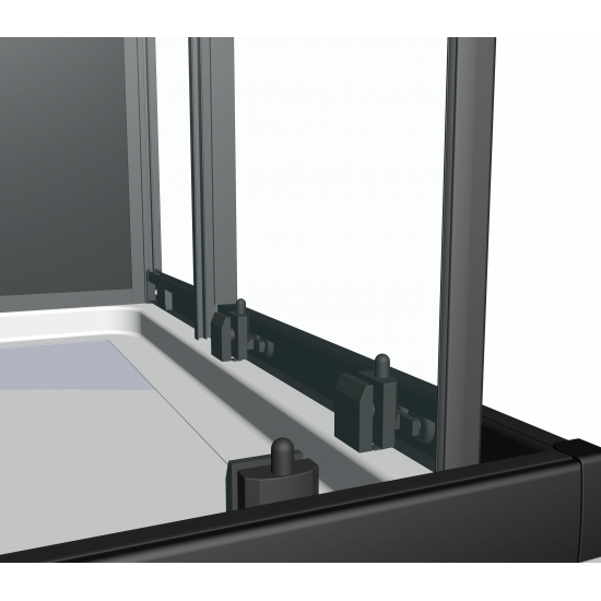 Душевая кабина TIMO Premium ILMA 902 L Black 120x80x222