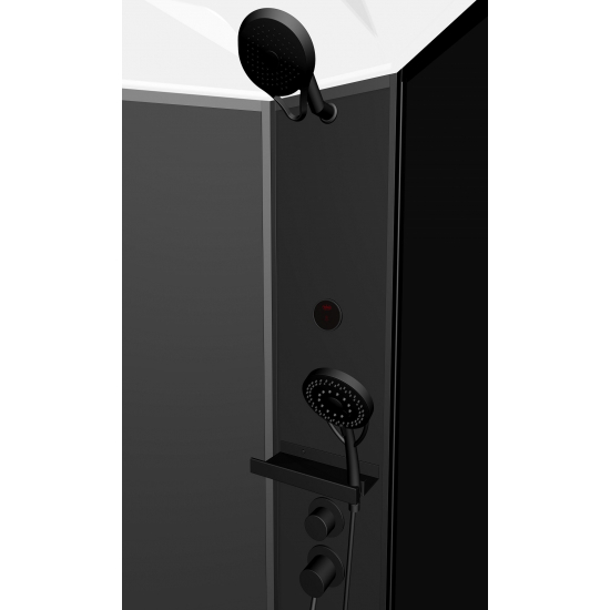 Душевая кабина TIMO Premium ILMA 902 R Black 120x80x222