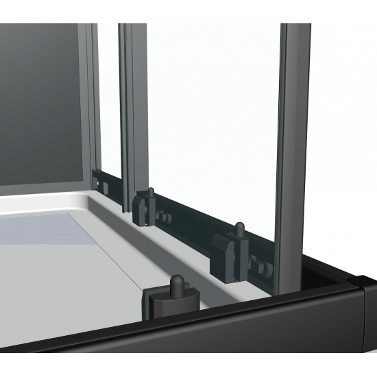 Душевая кабина TIMO Premium ILMA 902 R Black 120x80x222