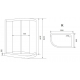 Душевая кабина TIMO Premium ILMA 902 R Black 120x80x222