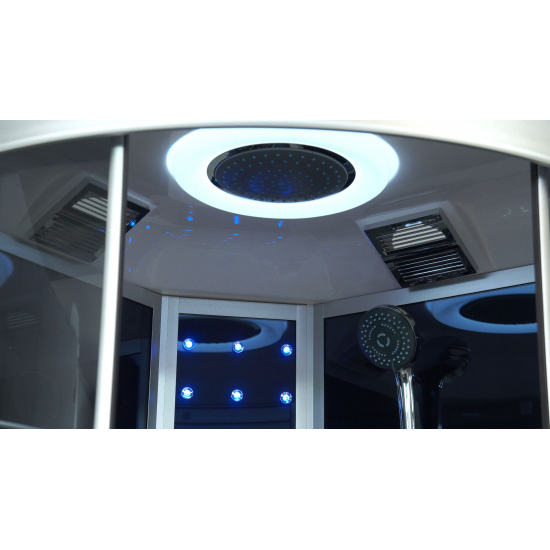 Душевая кабина TIMO Standart T-1100 100x100x220 с высоким поддоном, с сиденьем