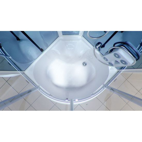 Душевая кабина TIMO Standart T-1100 100x100x220 с высоким поддоном, с сиденьем