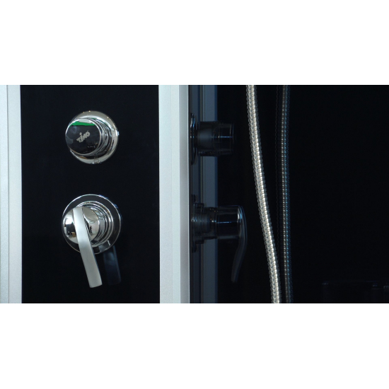 Душевая кабина TIMO Standart T-1100 100x100x220 с высоким поддоном, с сиденьем