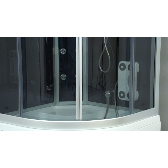 Душевая кабина TIMO Standart T-1100 100x100x220 с высоким поддоном, с сиденьем