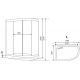 Душевая кабина TIMO Standart T-1102 P L 120x85x220 
