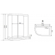 Душевая кабина TIMO Standart T-1102 P R 120x85x220 