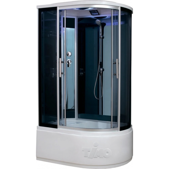 Душевая кабина TIMO Standart T-1110 P L 110x85x220  с высоким поддоном, с сиденьем