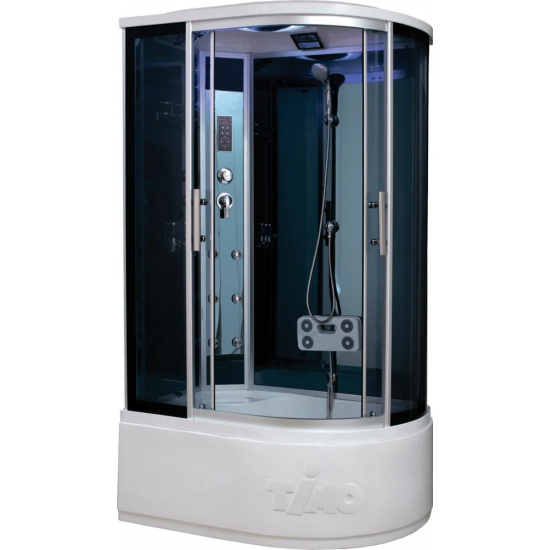 Душевая кабина TIMO Standart T-1120 L 120x85x220  с высоким поддоном, с сиденьем