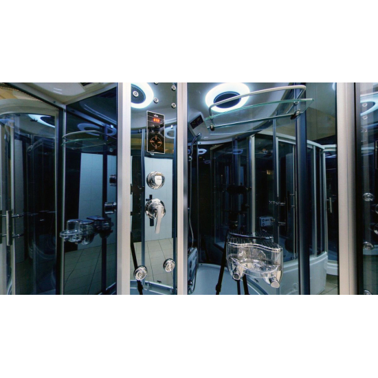 Душевая кабина TIMO Standart T-1120 L 120x85x220  с высоким поддоном, с сиденьем