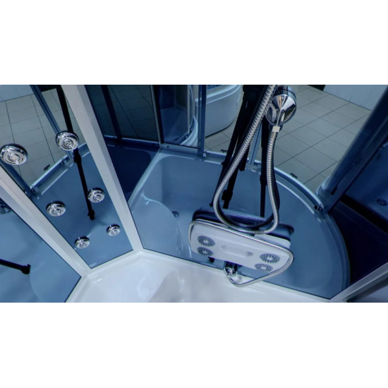 Душевая кабина TIMO Standart T-1120 L 120x85x220  с высоким поддоном, с сиденьем