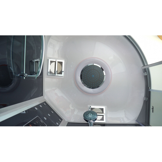 Душевая кабина TIMO Standart T-1190 90x90x220 с высоким поддоном, с сиденьем