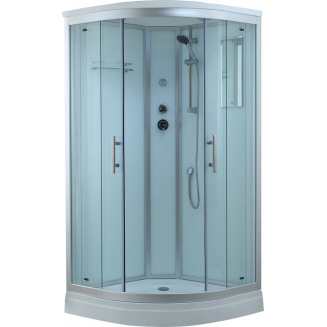 Душевая кабина TIMO Standart T-6609 90x90x220 Silver профиль серебристый матовый