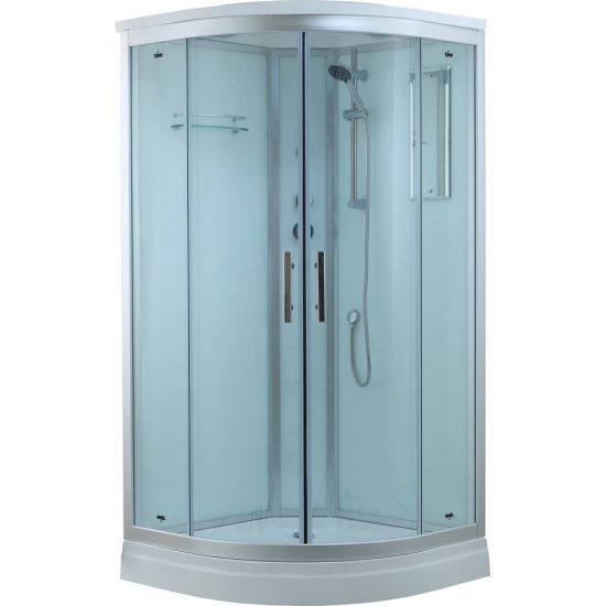 Душевая кабина TIMO Standart T-6609 90x90x220 Silver профиль серебристый матовый