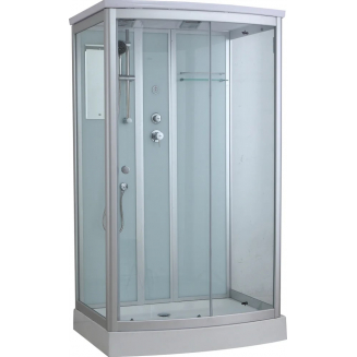 Душевая кабина TIMO Standart T-6615 120x90x220 Silver профиль серебристый матовый