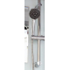 Душевая кабина TIMO Standart T-6615 120x90x220 Silver профиль серебристый матовый