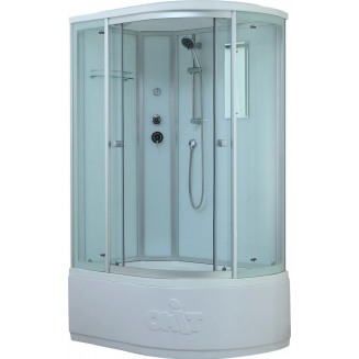 Душевая кабина TIMO Standart T-6620 L 120x85x220 Silver  профиль серебро матовый, с высоким поддоном