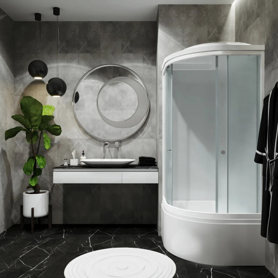 Душевая кабина ТРИТОН Лайт Б ДН4 90х90x216 с высоким поддоном