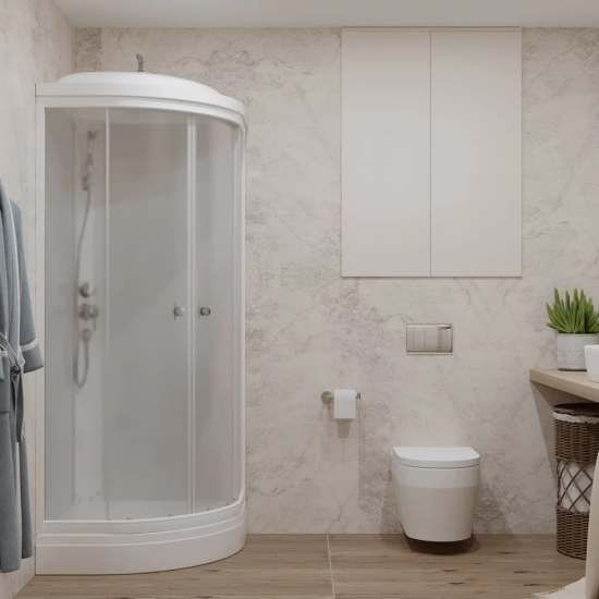 Душевая кабина ТРИТОН Риф А 80х80x217,5 низкий поддон, стекло грейс