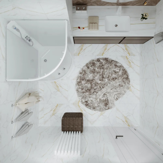 Душевая кабина ТРИТОН Риф А 90x90x191.5 без крыши