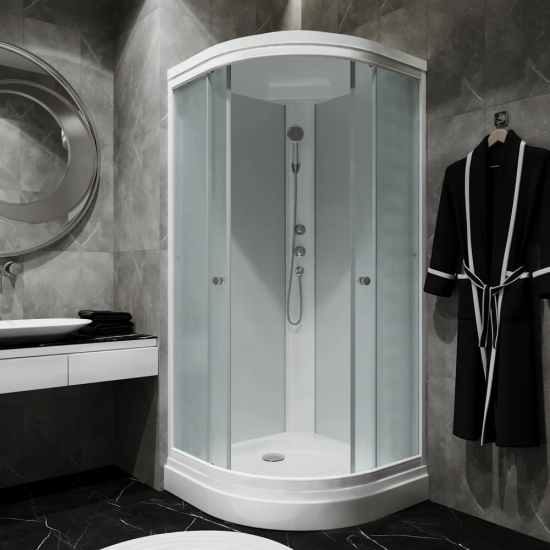 Душевая кабина ТРИТОН Риф А3 ДН4 100х100x228 низкий поддон, стекло грейс