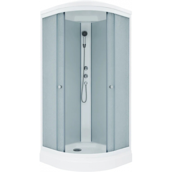 Душевая кабина ТРИТОН Риф А3 ДН4 100х100x228 низкий поддон, стекло грейс