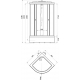 Душевая кабина ТРИТОН Риф B  90х90x215